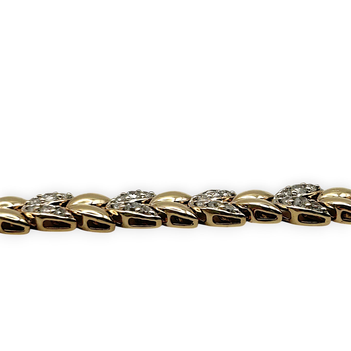 NZGD  | 9ct Gold PROUDS  Golden Leaf Bracelet Valuation $3,500