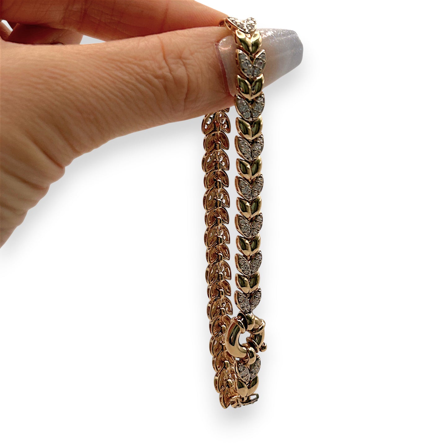 NZGD  | 9ct Gold PROUDS  Golden Leaf Bracelet Valuation $3,500