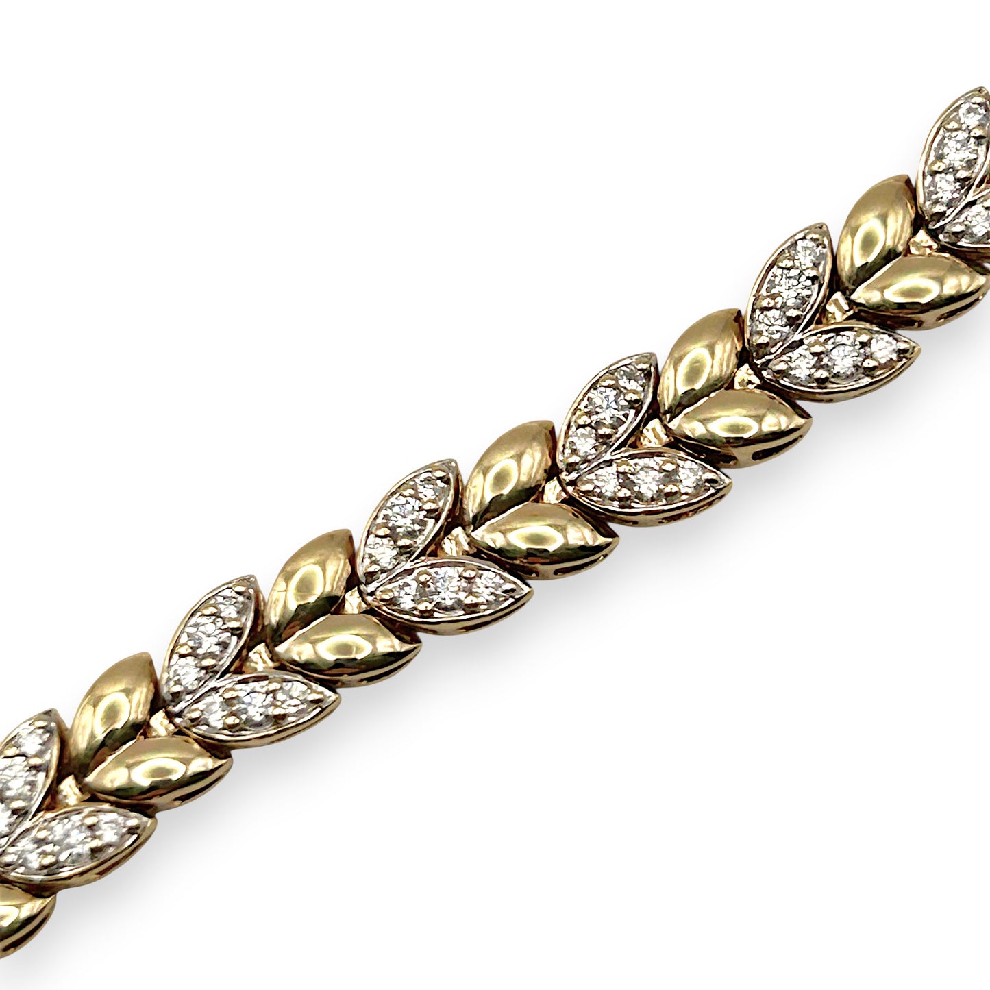 NZGD  | 9ct Gold PROUDS  Golden Leaf Bracelet Valuation $3,500
