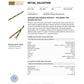 NZGD | 9ct Gold Blue Royale Vintage Bracelet Valuation $5,000