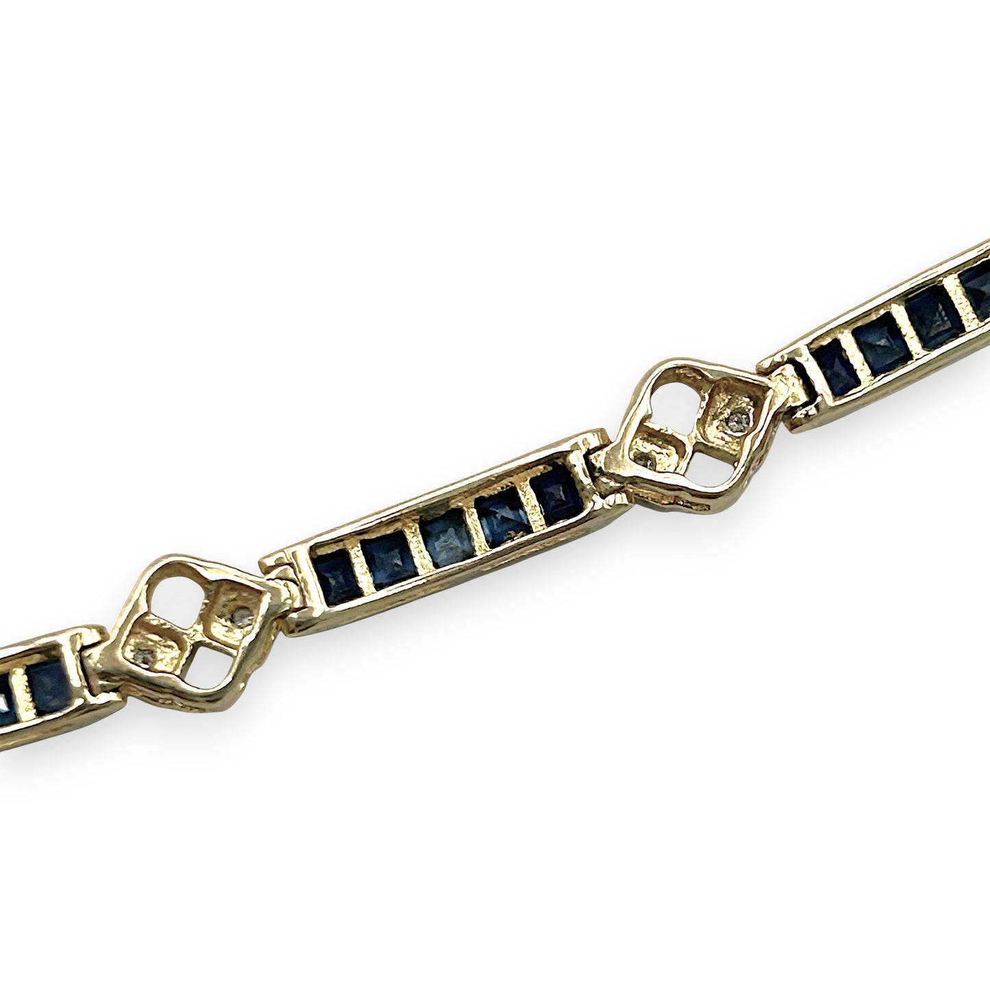 NZGD | 9ct Gold Blue Royale Vintage Bracelet Valuation $5,000