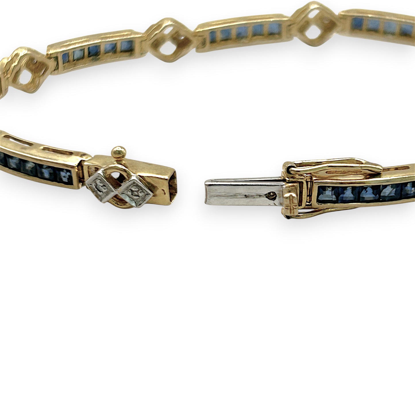 NZGD | 9ct Gold Blue Royale Vintage Bracelet Valuation $5,000