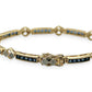 NZGD | 9ct Gold Blue Royale Vintage Bracelet Valuation $5,000