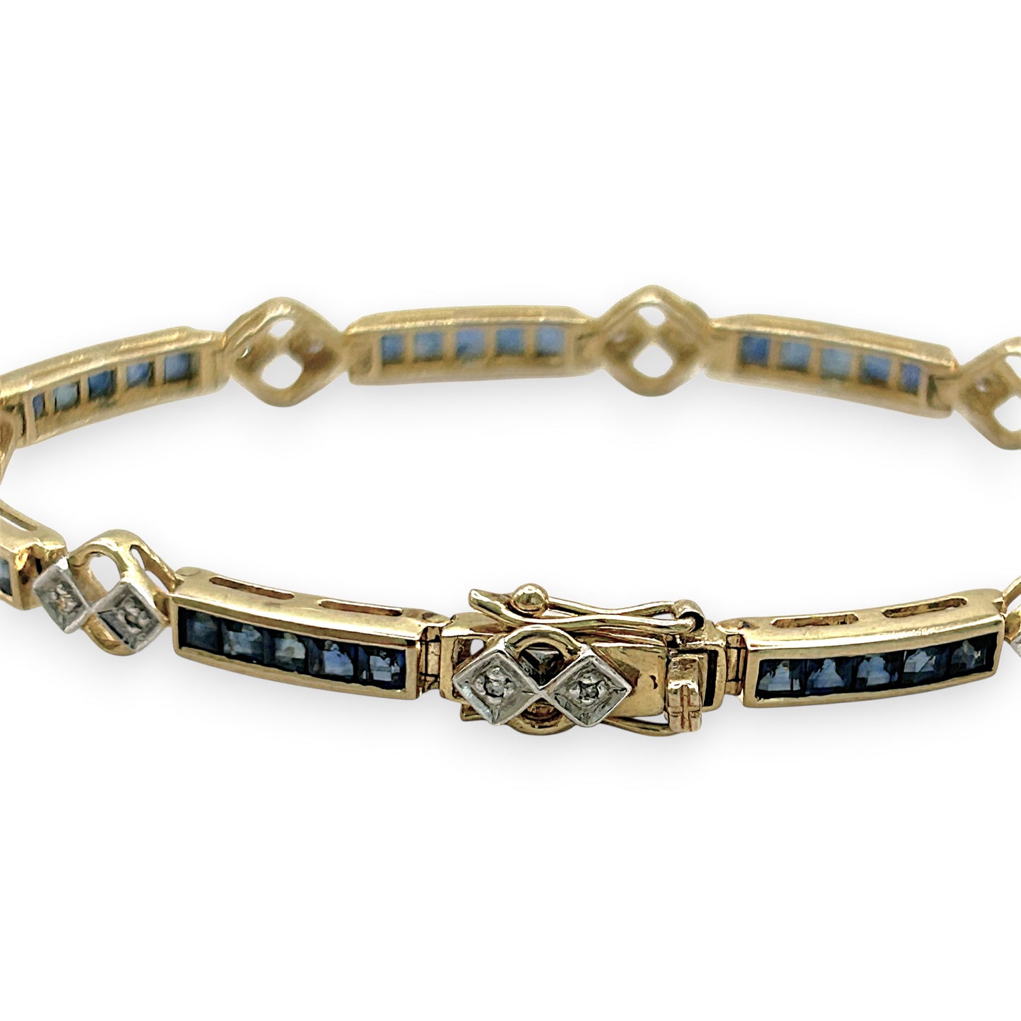 NZGD | 9ct Gold Blue Royale Vintage Bracelet Valuation $5,000