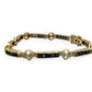 NZGD | 9ct Gold Blue Royale Vintage Bracelet Valuation $5,000