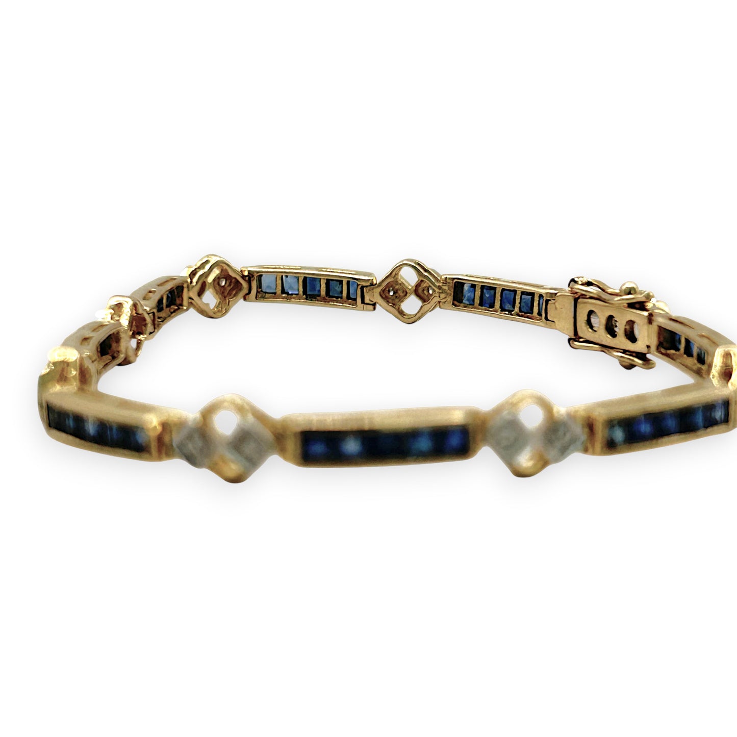 NZGD | 9ct Gold Blue Royale Vintage Bracelet Valuation $5,000