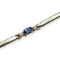 NZGD | 9ct Gold Vintage Aurora Tanzanite Line Bracelet Valuation $6,150