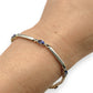 NZGD | 9ct Gold Vintage Aurora Tanzanite Line Bracelet Valuation $6,150