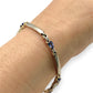 NZGD | 9ct Gold Vintage Aurora Tanzanite Line Bracelet Valuation $6,150
