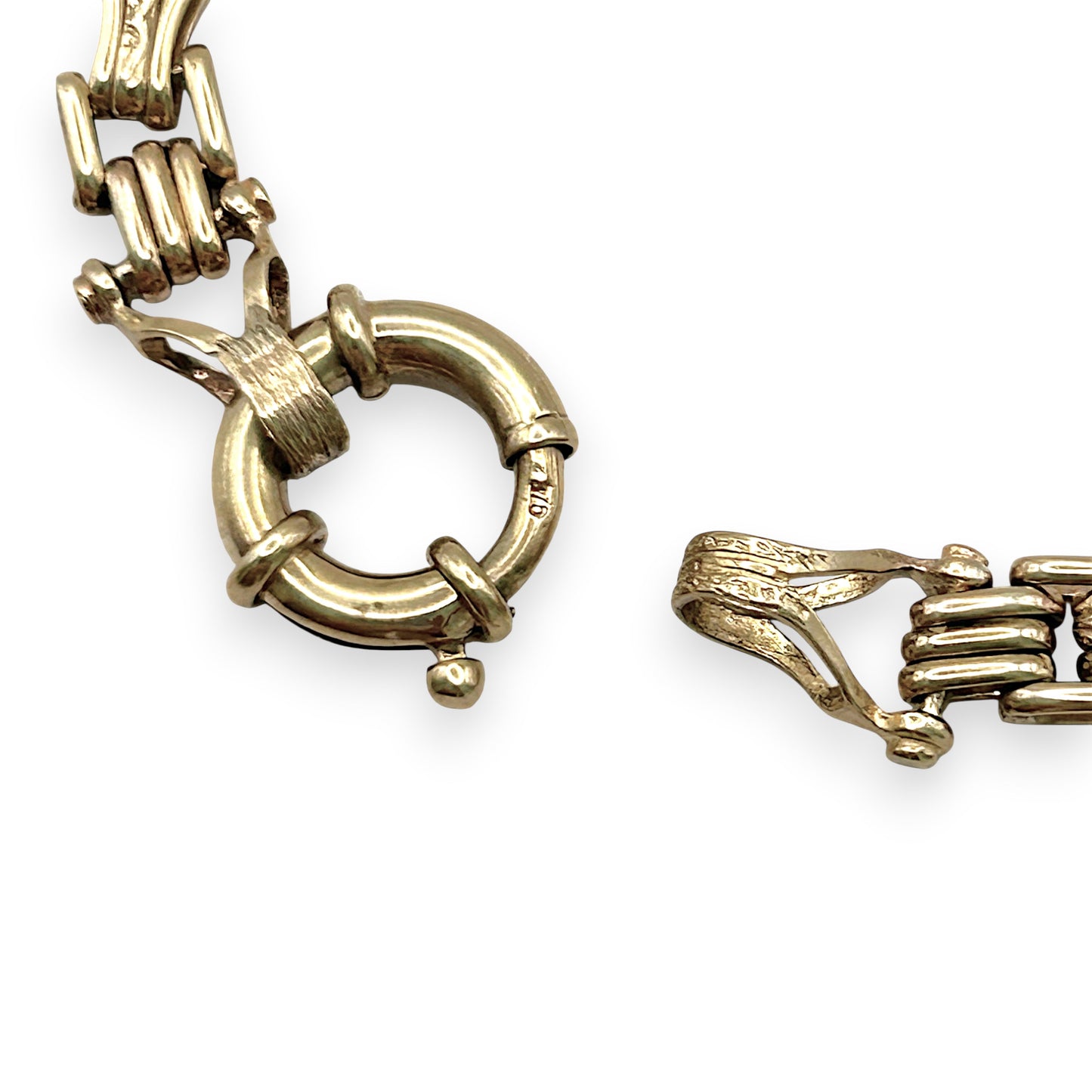NZGD | 9ct Y/W Gold Vintage Gate Elegance Bracelet Valuation $4,650