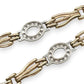 NZGD | 9ct Y/W Gold Vintage Gate Elegance Bracelet Valuation $4,650