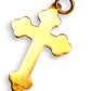 9ct Gold Flat Cross Pendant. R # 330