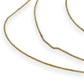 GOLD DEAL | 9kt Gold Whisperline Fine Curb Chain 47cm