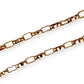 NZGD | 9ct Gold Faceted Long‑Link Bracelet 20cm