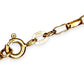 NZGD | 9ct Gold Faceted Long‑Link Bracelet 20cm