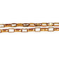 NZGD | 9ct Gold Faceted Long‑Link Bracelet 20cm