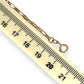 NZGD | 9ct Gold Faceted Long‑Link Bracelet 20cm
