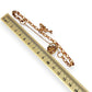 NZGD | MHJ 10ct Gold Vintage‑Style Bracelet with Heart Padlock & Fish Charm