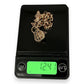 NZGD | MHJ 10ct Gold Vintage‑Style Bracelet with Heart Padlock & Fish Charm