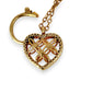 NZGD | MHJ 10ct Gold Vintage‑Style Bracelet with Heart Padlock & Fish Charm