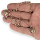 NZGD | MHJ 10ct Gold Vintage‑Style Bracelet with Heart Padlock & Fish Charm