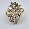 NZGD | 9ct Gold Golden Petal Radiance Ring Valuation $1,800