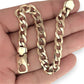 NZGD | MHJ 10ct Gold Couture Curb Link 19.5cm Bracelet
