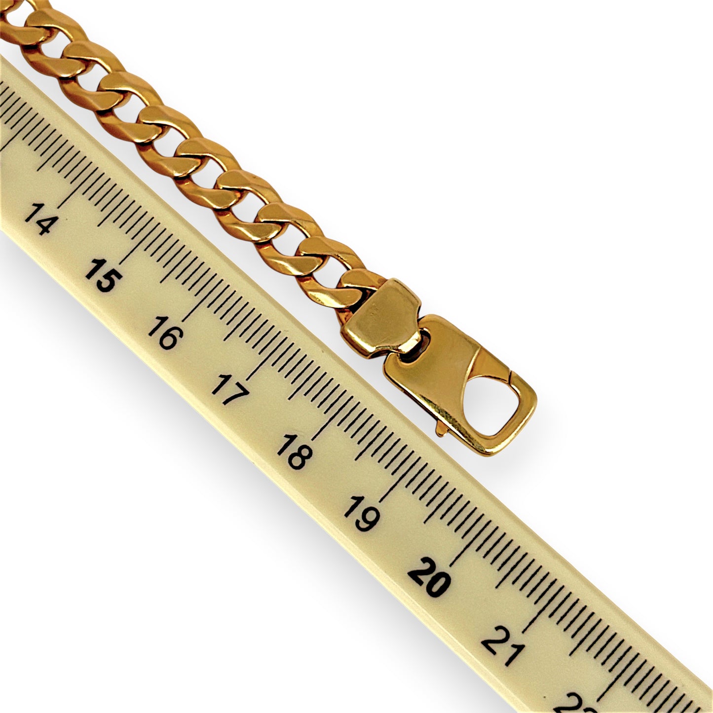 NZGD | MHJ 10ct Gold Couture Curb Link 19.5cm Bracelet