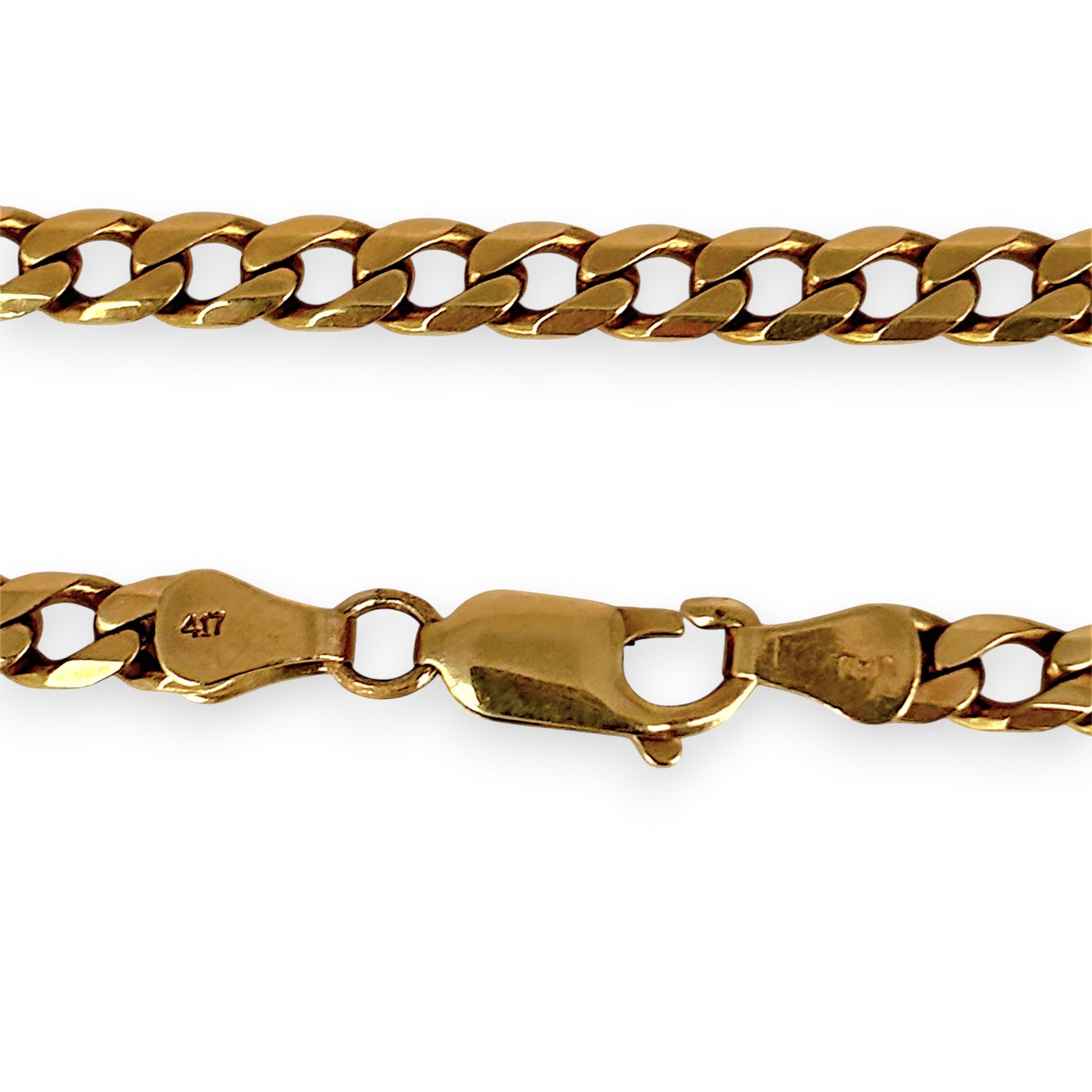 NZGD | MHJ 10ct (10kt) Gold Classic Curb 54cm Chain