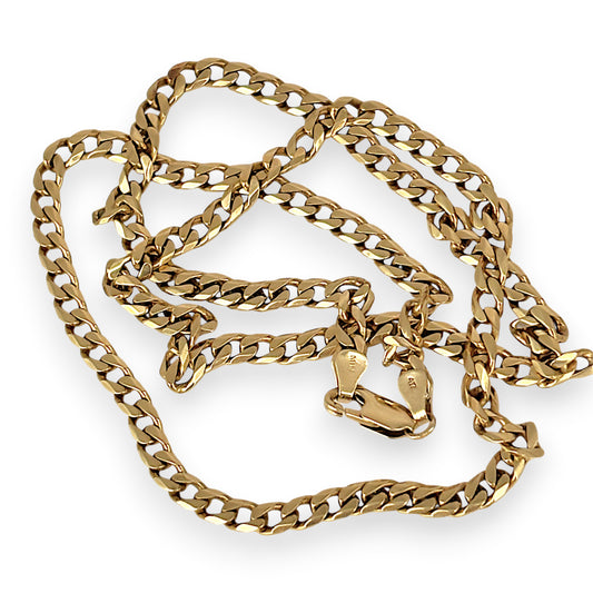 NZGD | MHJ 10ct (10kt) Gold Classic Curb 54cm Chain