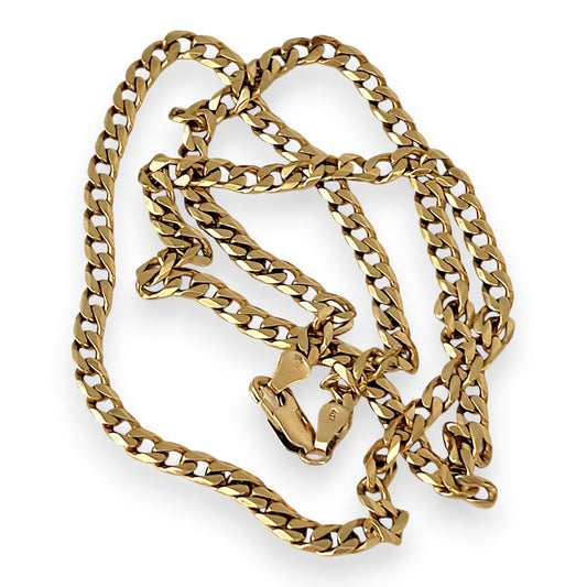 NZGD | MHJ 10ct (10kt) Gold Classic Curb 54cm Chain