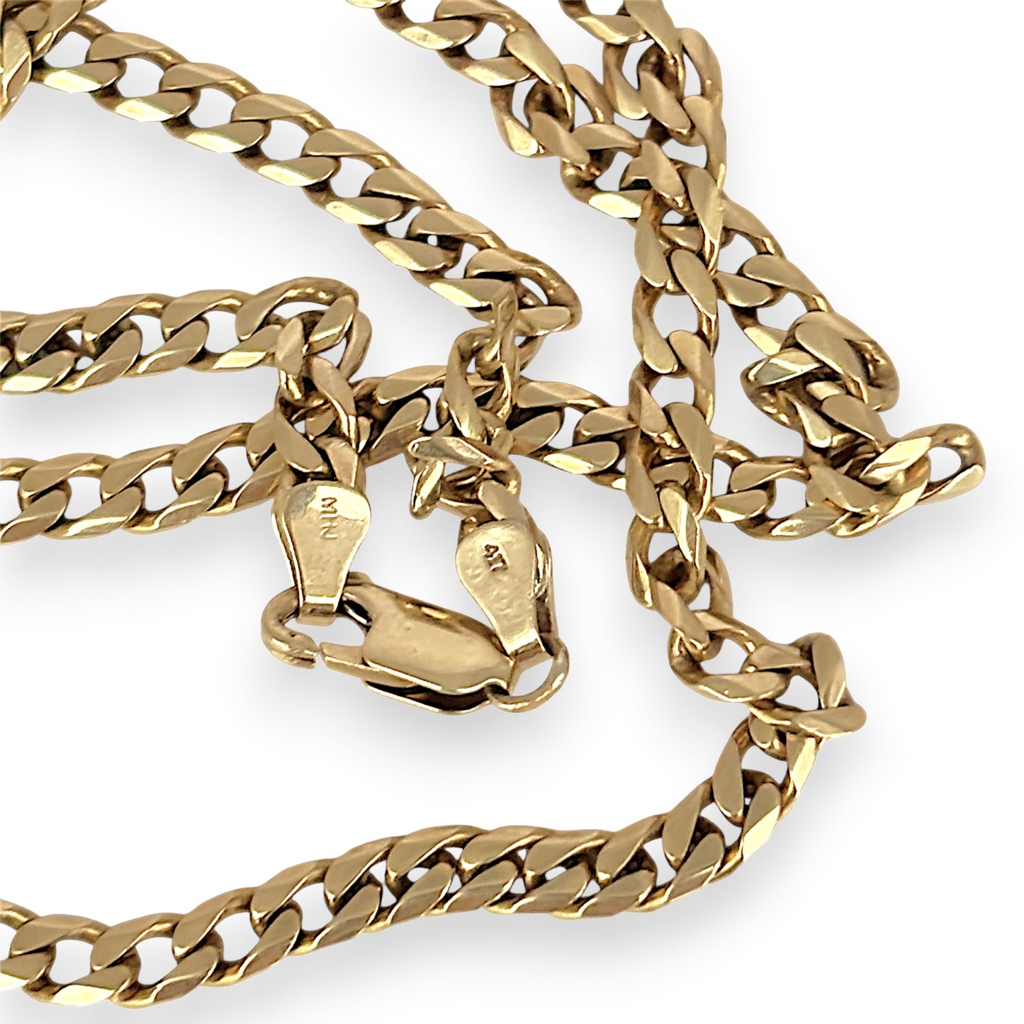 NZGD | MHJ 10ct (10kt) Gold Classic Curb 54cm Chain