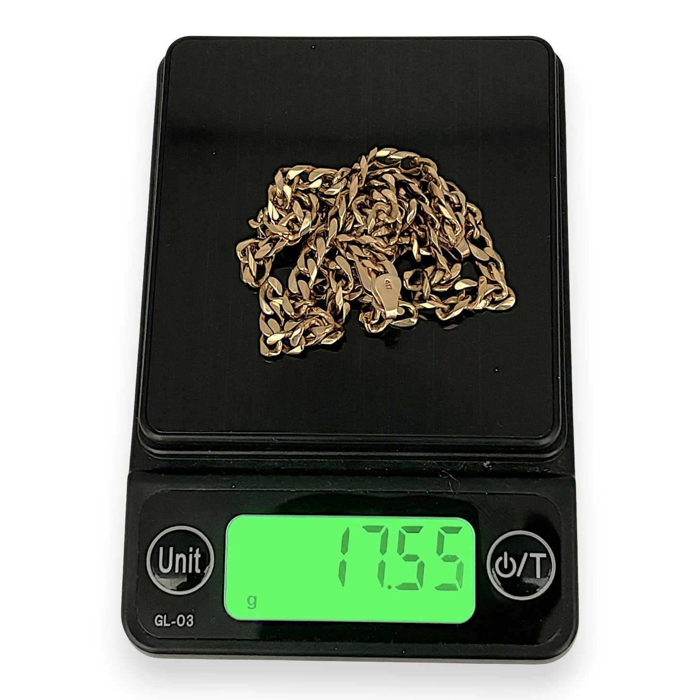 NZGD | MHJ 10ct (10kt) Gold Classic Curb 54cm Chain