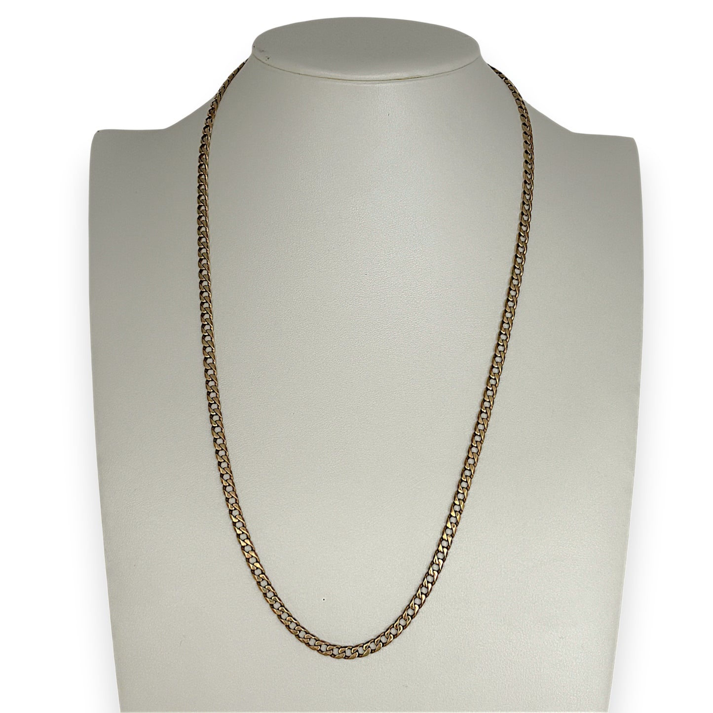 NZGD | MHJ 10ct (10kt) Gold Classic Curb 54cm Chain