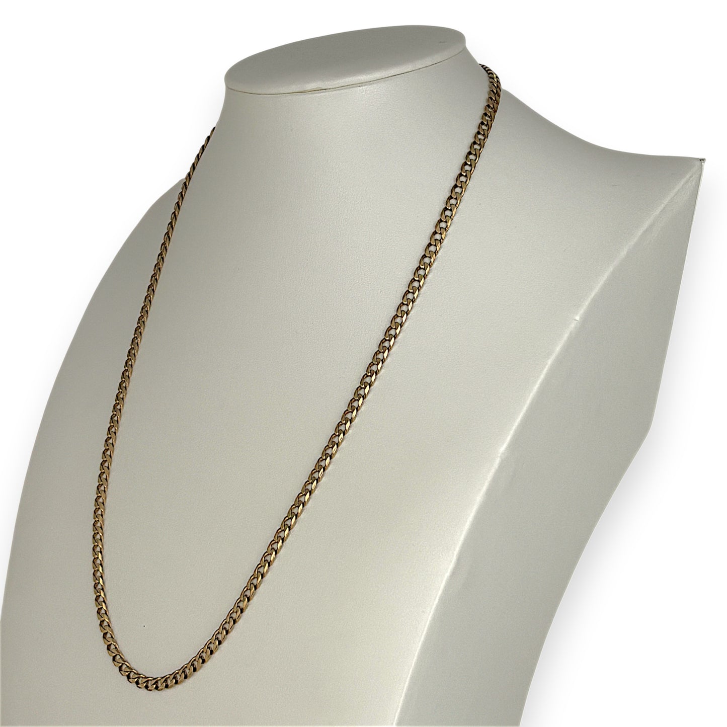 NZGD | MHJ 10ct (10kt) Gold Classic Curb 54cm Chain