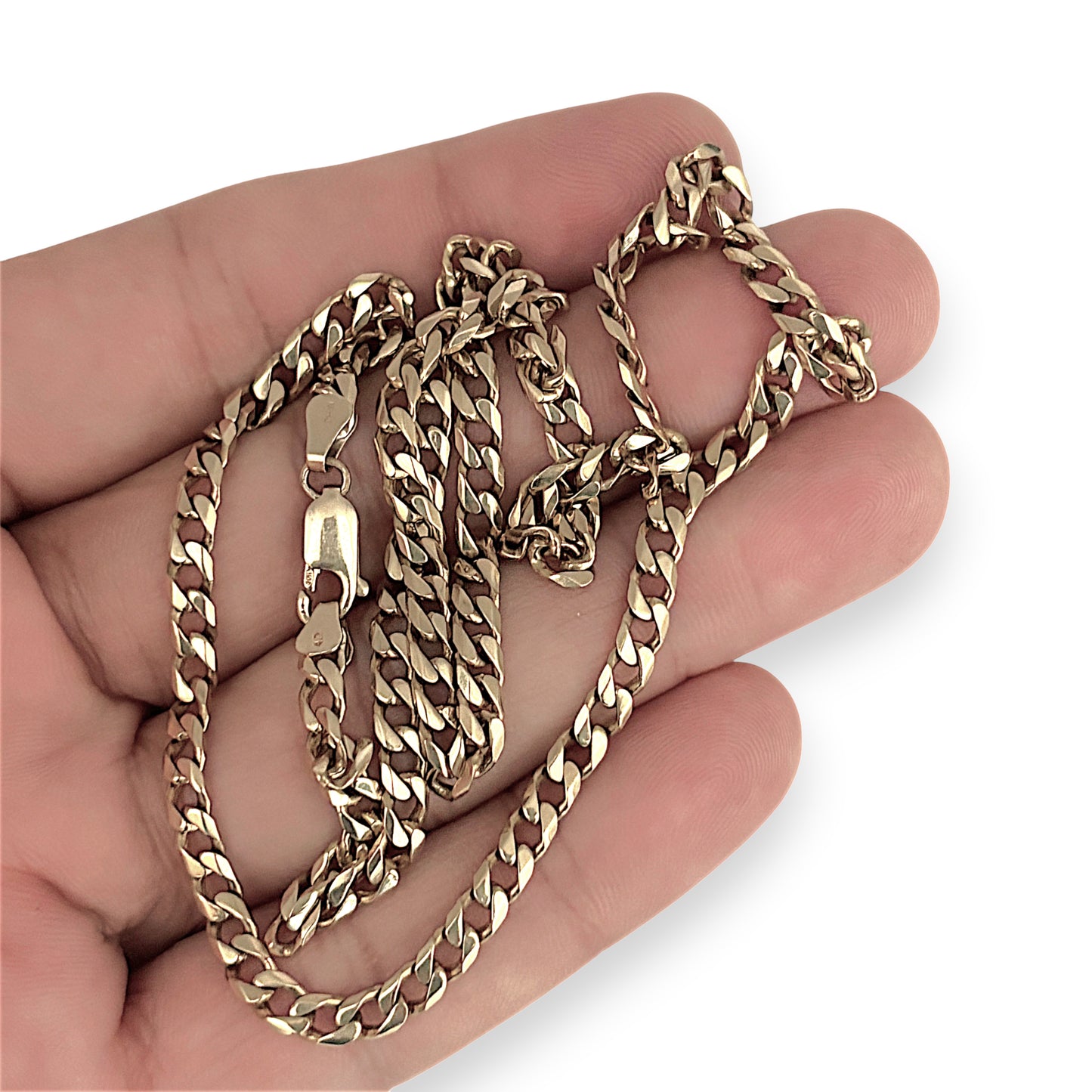 NZGD | MHJ 10ct (10kt) Gold Classic Curb 54cm Chain