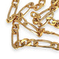 GOLD DEAL | 18ct (18K) Gold Imperial Figaro 3×1 Chain 60cm