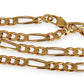 GOLD DEAL | 18ct (18K) Gold Imperial Figaro 3×1 Chain 60cm