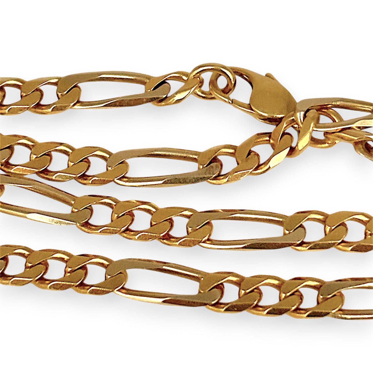 GOLD DEAL | 18ct (18K) Gold Imperial Figaro 3×1 Chain 60cm