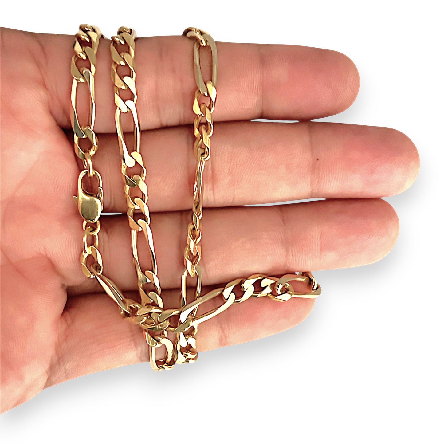 GOLD DEAL | 18ct (18K) Gold Imperial Figaro 3×1 Chain 60cm