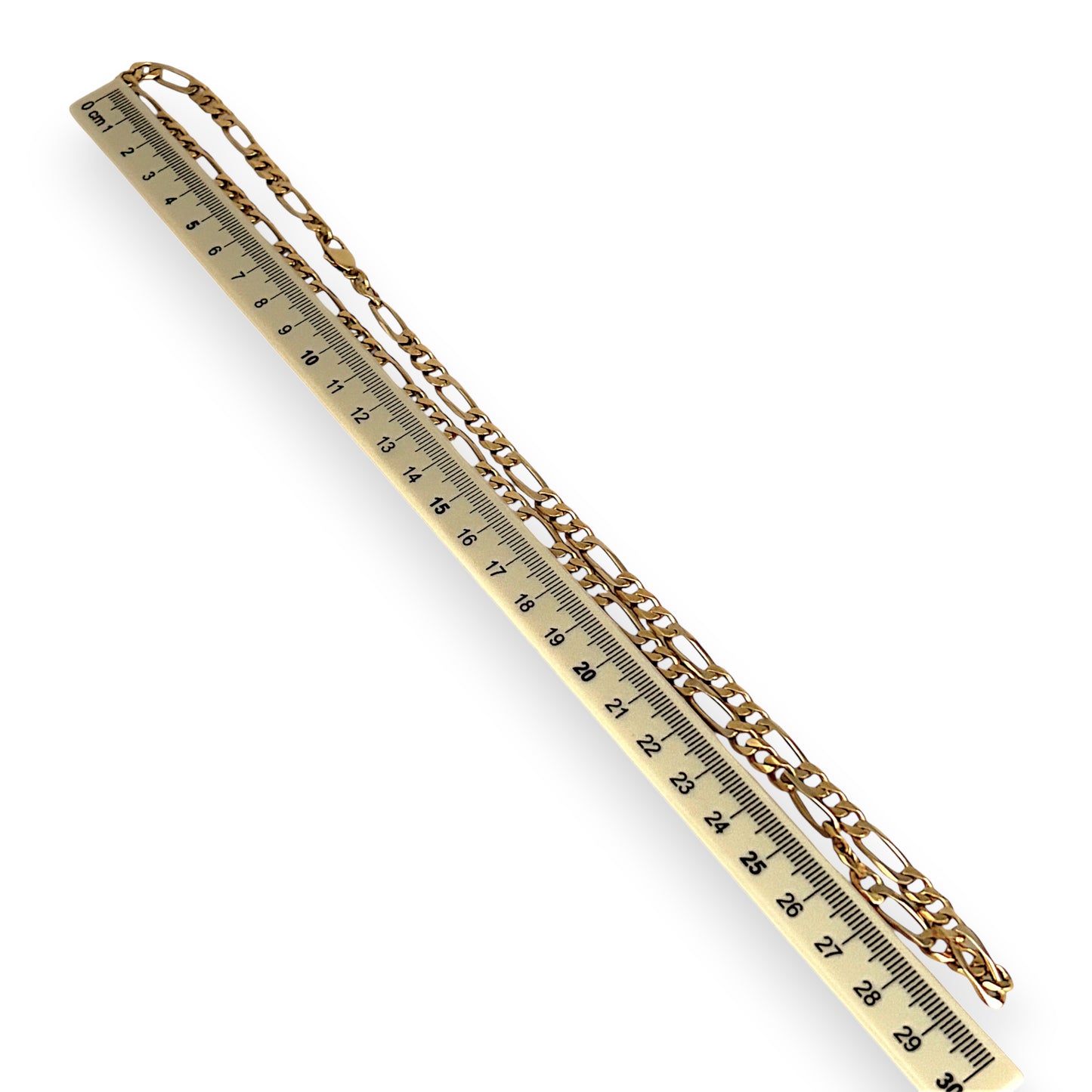 GOLD DEAL | 18ct (18K) Gold Imperial Figaro 3×1 Chain 60cm