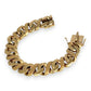 NZGD | 9ct Gold Monarch Ultra‑Heavy 141.07g Curb Bracelet 23cm