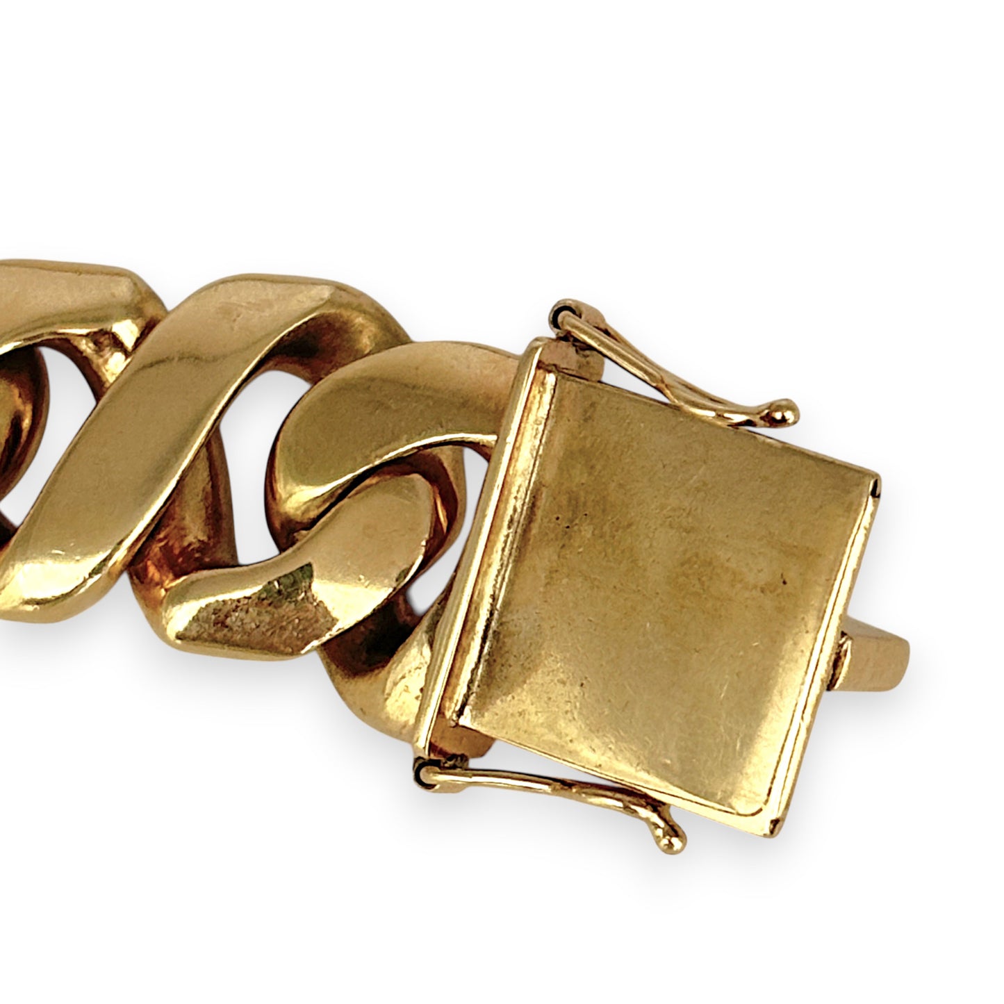 NZGD | 9ct Gold Monarch Ultra‑Heavy 141.07g Curb Bracelet 23cm