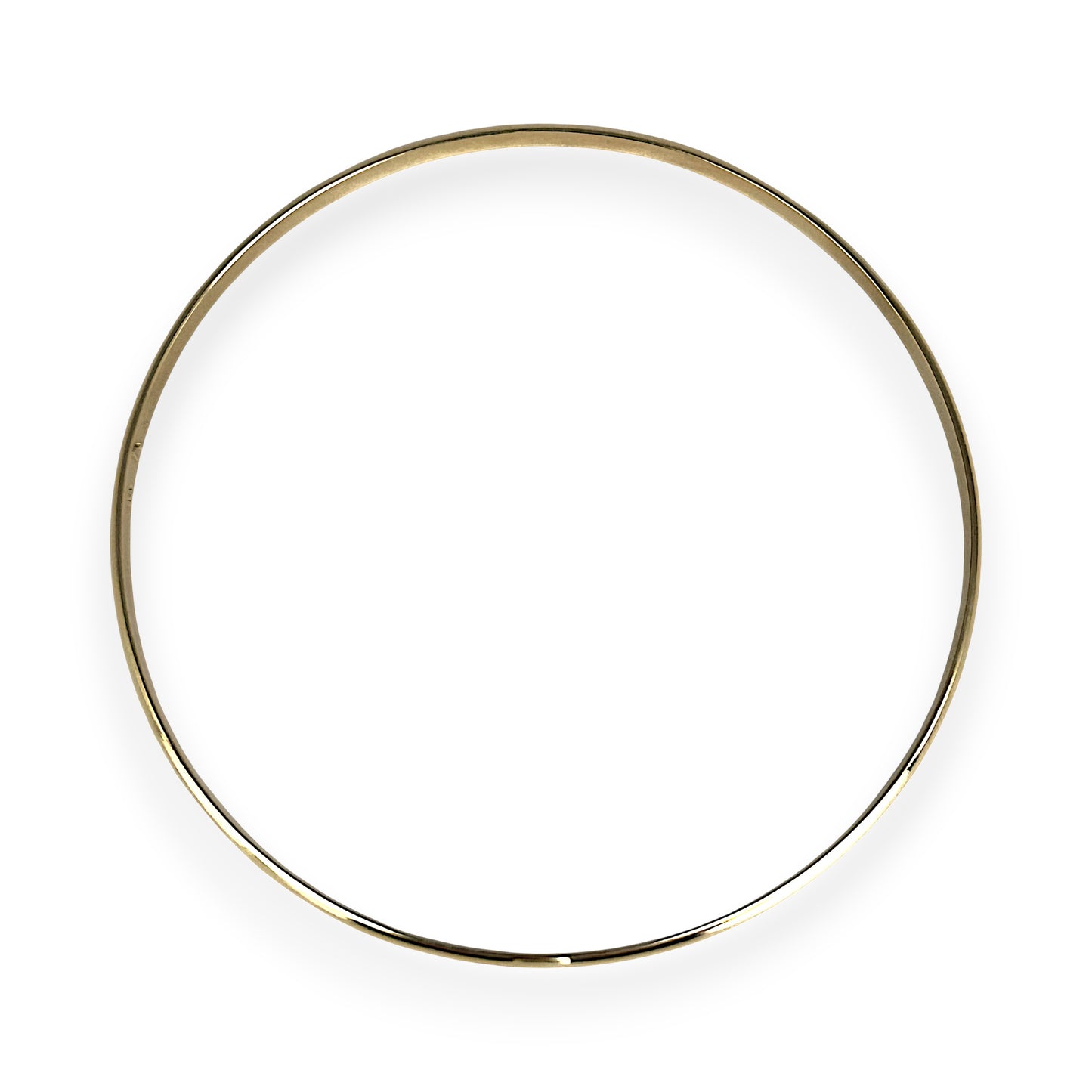 NZGD | 9ct Gold Pure Line Slim Bangle 65.1mm
