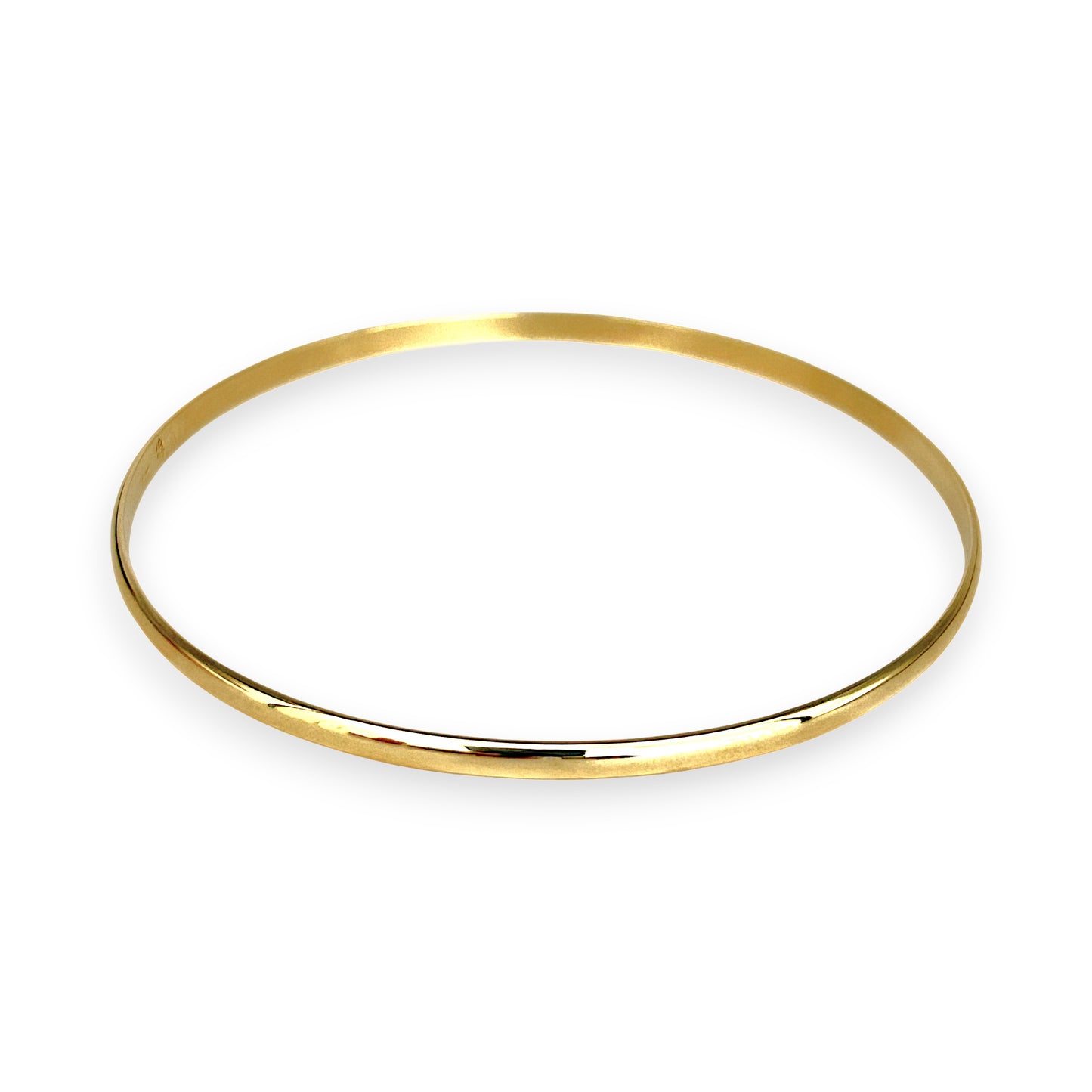 NZGD | 9ct Gold Pure Line Slim Bangle 65.1mm
