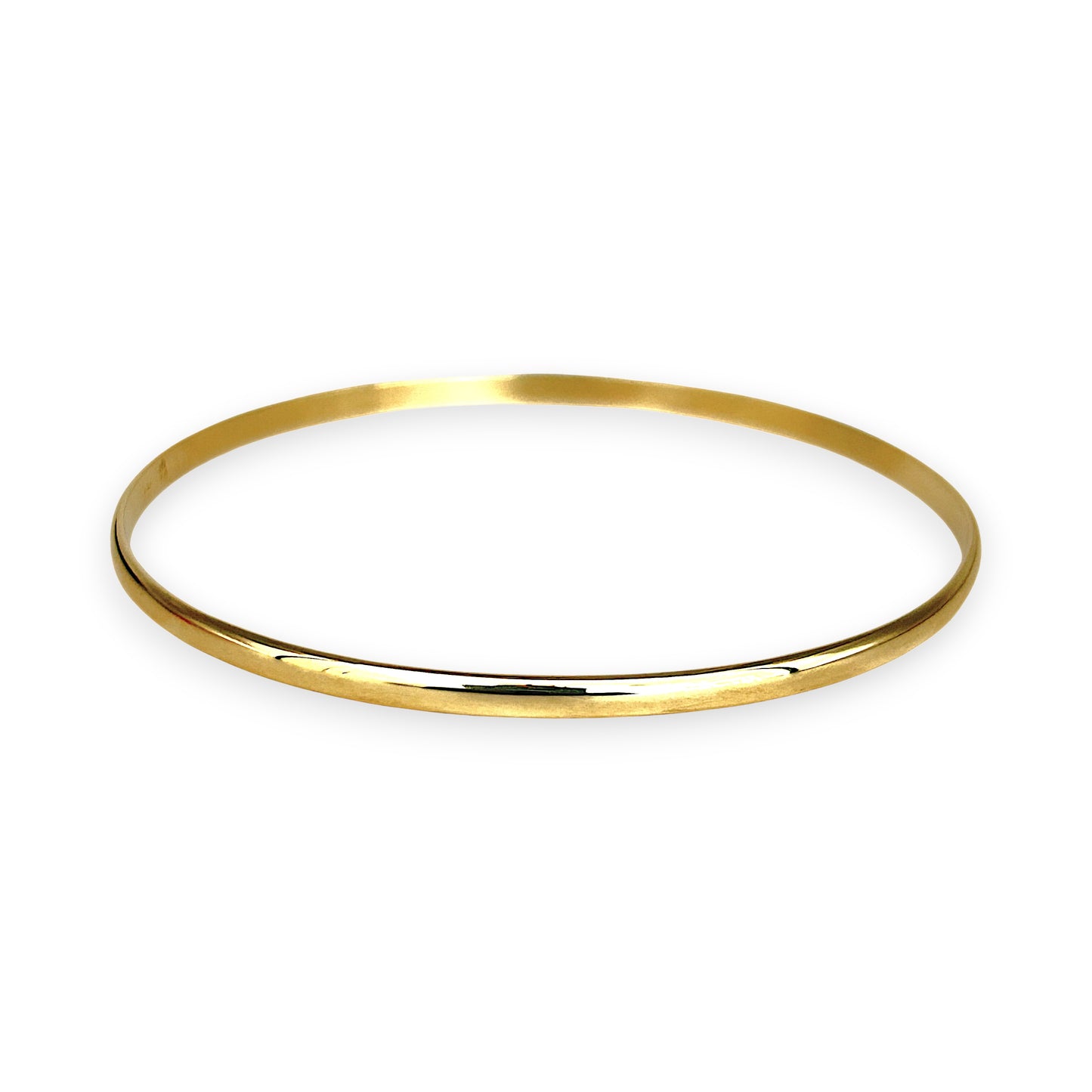 NZGD | 9ct Gold Pure Line Slim Bangle 65.1mm