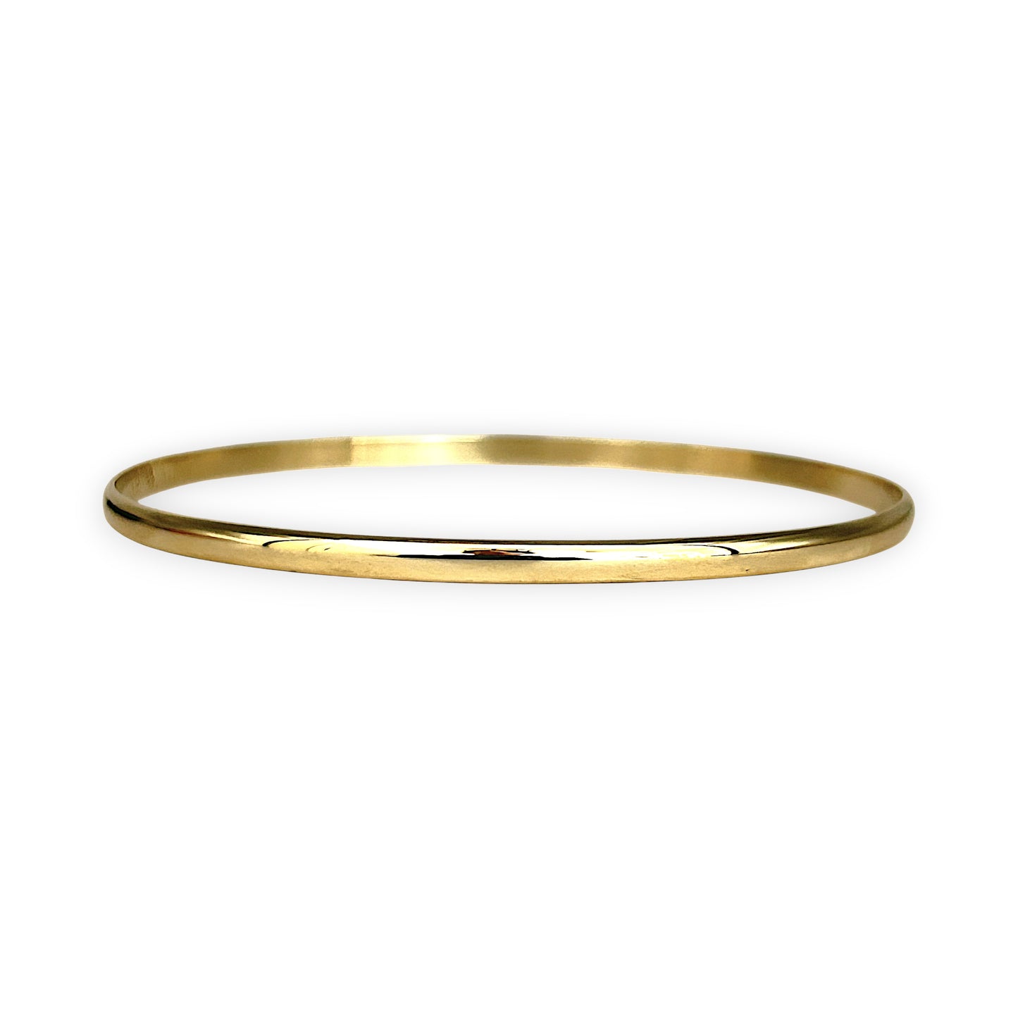 NZGD | 9ct Gold Pure Line Slim Bangle 65.1mm