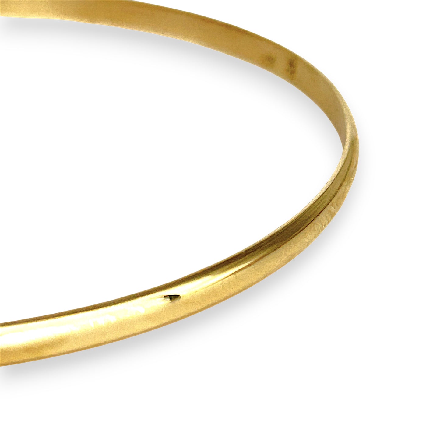 NZGD | 9ct Gold Pure Line Slim Bangle 65.1mm