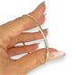 NZGD | 9ct Gold Everyday Elegance Bangle 64.9mm