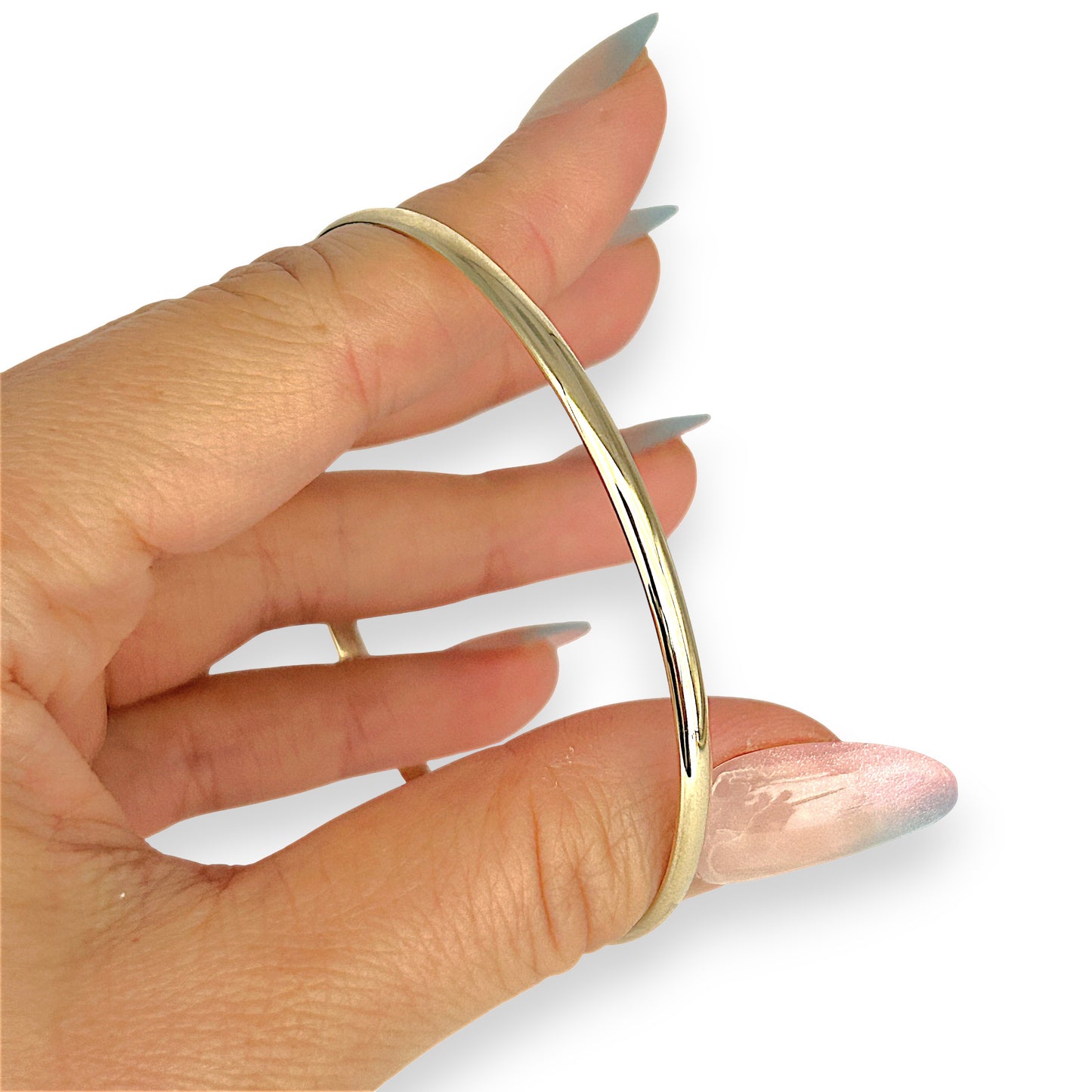 NZGD | 9ct Gold Everyday Elegance Bangle 64.9mm